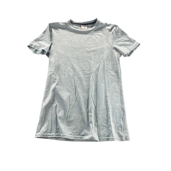Gymshark Smoke Blue Denim Grey Arrival Regular Fit T-Shirt Men's Size XL - Picture 2 of 7
